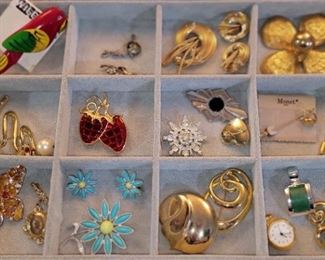 Costume Jewelry-pins and pendants