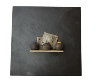 Jack and Alice McLean Copper Wall Tile with Antique Beads