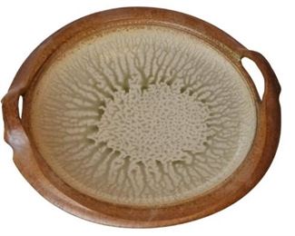 Royce Yoder 18" Handled Bowl Pottery