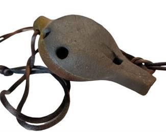 Raku Fired Ocarina Whistle