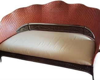 Esperanto Rattan and Metal Sofa in great condition.