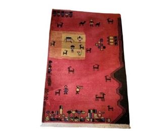 Peruvian Hand Knotted Rug