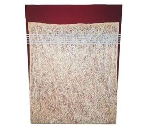 HUGE Jack Crawford III "Straped In" #37 original oil Painting Signed on Back