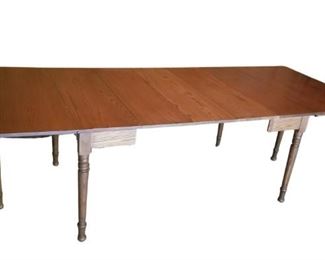 $3,000+ Amana Walnut Dining Table with 3 Leaves and pads in great condition. Seating up to 12.