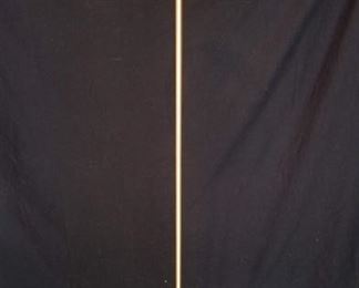 Hand Blown Glass and Brass Floor Lamp