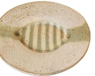 Marked Stoneware Platter