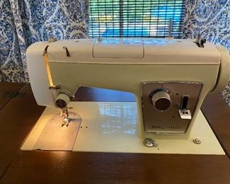 Vintage Sears Kenmore Sewing Machine Console