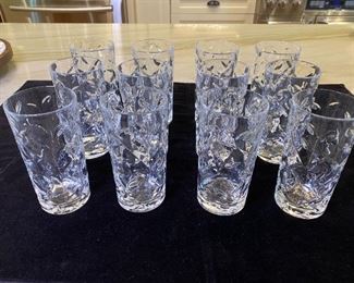 Le'rase Leaf Cut Glasses