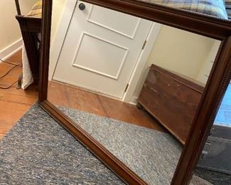 Antique Mahogany frame mirror