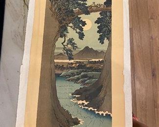 Historic print Monkey Bridge