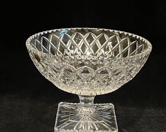 Crystal footed bowl