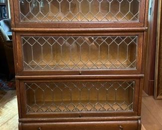 Barrister Modular Bookcase with Glass