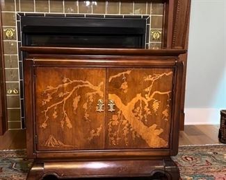 Hollywood Regency Oriental Cabinet
