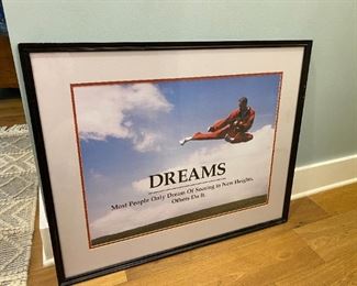Dreams framed art