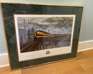 Framed art Northern Railway Print
