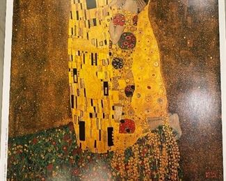 Gustave Klimt Print "The kiss"