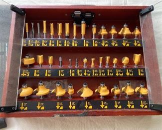 Columbian 36 router bit set