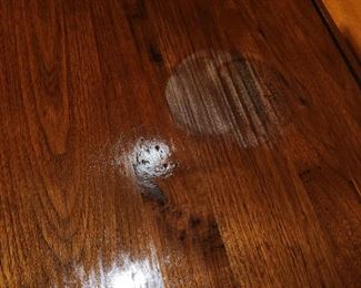 drop leaf table (water ring mark)