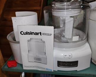 Cuisinart ice / yogurt maker, used 1 time