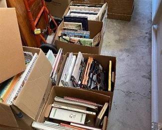 SO MANY BOOKS! Kids' books, art books, nature books, cookbooks, you name it!