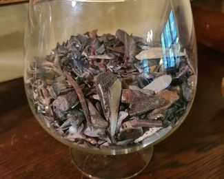 Large Bowl full of shark's teeth