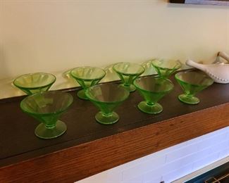 Green Uranium Glass