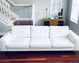 Scan Design leather sofa