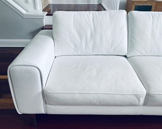 Scan Design leather sofa
