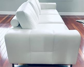 Scan Design leather sofa