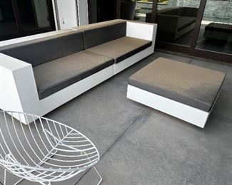 Vondom sofa and ottoman original retail $4500 just been professionally cleaned sale price $2500