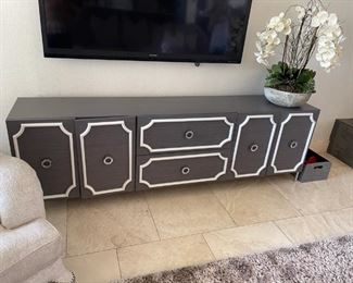 Room service custom credenza 90" $1500