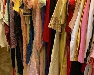 Lots of great vintage clothing 1930s-1980s!