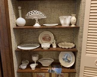 More milk glass has been added since this photo