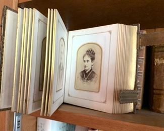 Tin type photo album books