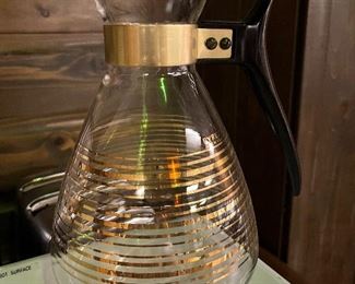Vintage Glass Coffee Pot
