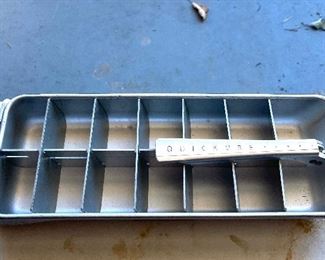 Vintage Metal Ice Cube Tray