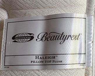 Simmons Beautyrest Queen Haleigh Pillow Top Plush