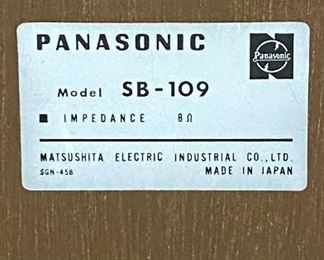 Panasonic Speakers