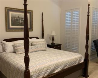 King 4 poster bed