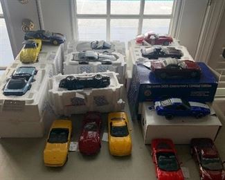 Franklin Mint Corvettes 