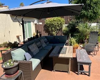 Relaxing Outdoor Conversation Seating