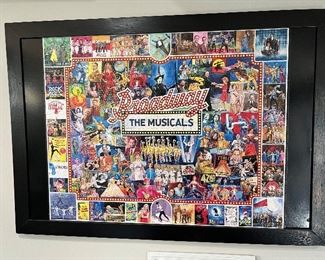 Framed "Broadway Musical" Puzzle