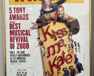 "Kiss Me, Kate" Theater Card