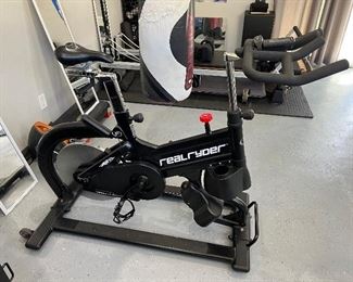 "RealRyder" Fitness Training Stationary Bike With Side-to-Side movement