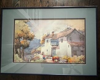 Framed Watercolor