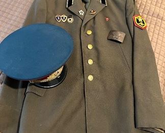 Soviet/Russian Uniform, Cap & Belt Buckle