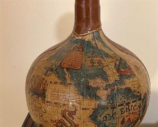 Leather decorated bottle, storage box