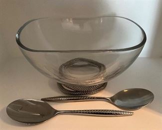 Nambé Braid 2-Piece Salad Bowl Set