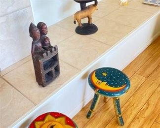 Hand Painted Stools 
