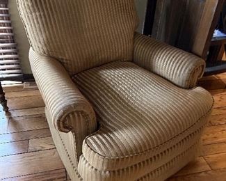 upholstered swivel chair